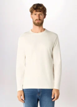 T-shirt a maniche lunghe in cotone uomo