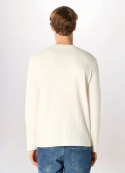 T-shirt a maniche lunghe in cotone uomo
