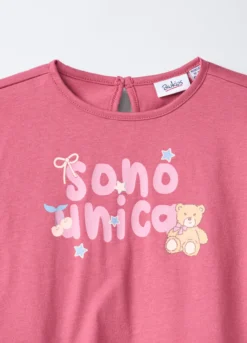 T-shirt Fit Slim in jersey di puro cotone bimba