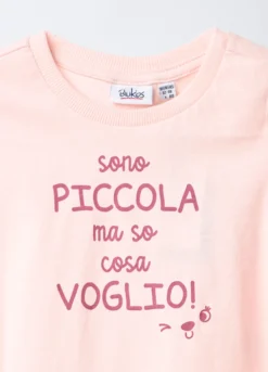 T-shirt Fit Slim in jersey di puro cotone bimba