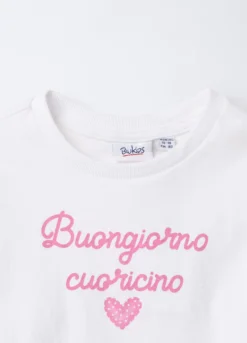 T-shirt Fit Slim in jersey di puro cotone bimba