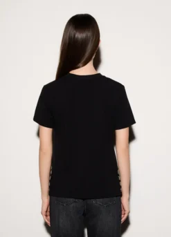 T-shirt girocollo box fit stretch donna