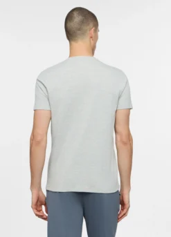 T-shirt girocollo in interlock di cotone uomo