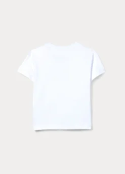 T-shirt girocollo in jersey di puro cotone bambino