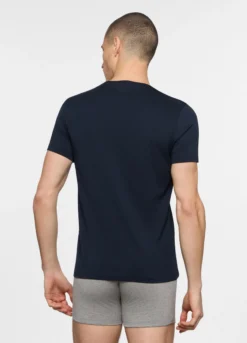 T-shirt girocollo in jersey di cotone uomo