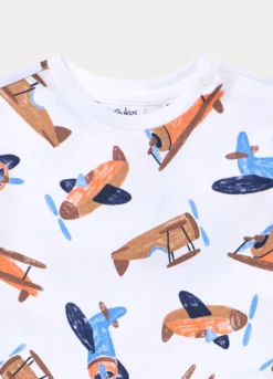 T-shirt girocollo in jersey di puro cotone
