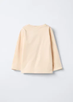 T-shirt girocollo in jersey di puro cotone bimba