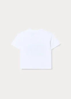 T-shirt girocollo in jersey di puro cotone bimbo