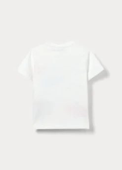 T-shirt girocollo in jersey di puro cotone bimbo