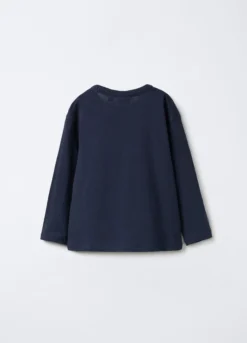 T-shirt girocollo in jersey di puro cotone bimbo