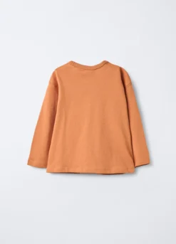 T-shirt girocollo in jersey di puro cotone bimbo