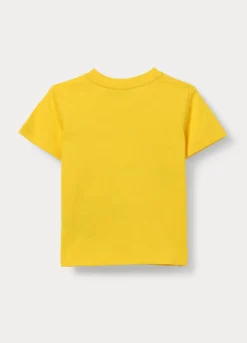 T-shirt girocollo in jersey di puro cotone bimbo