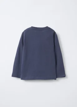 T-shirt girocollo in jersey di puro cotone bimbo