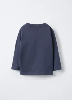 T-shirt girocollo in jersey di puro cotone bimbo
