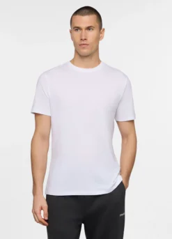 T-shirt girocollo in jersey fiammato uomo