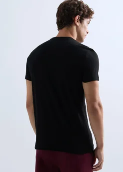 T-shirt girocollo in jersey uomo