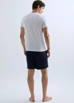 T-shirt girocollo in jersey uomo