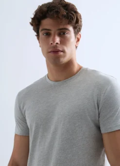 T-shirt girocollo in jersey uomo