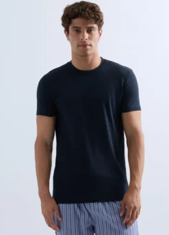 T-shirt girocollo in jersey uomo
