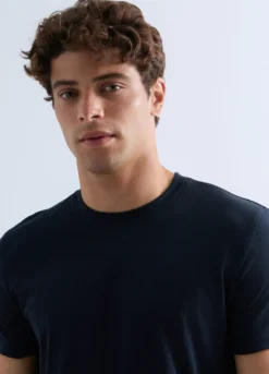 T-shirt girocollo in jersey uomo
