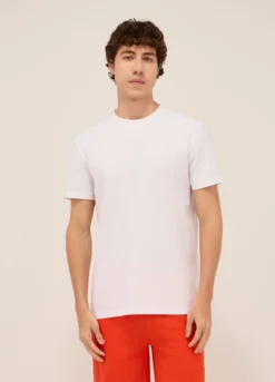 T-Shirt girocollo in piquet uomo