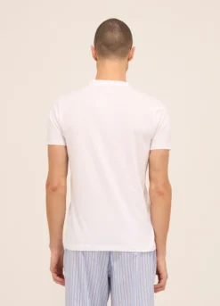 T-shirt girocollo in puro cotone uomo
