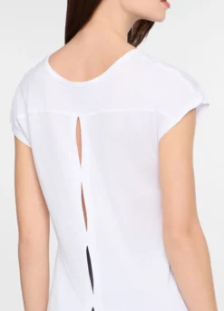 T-shirt girocollo over fit donna