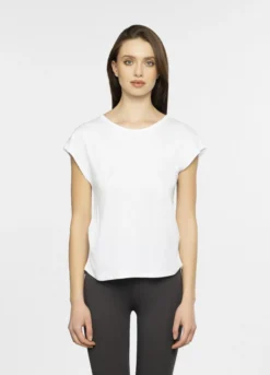 T-shirt girocollo over fit donna