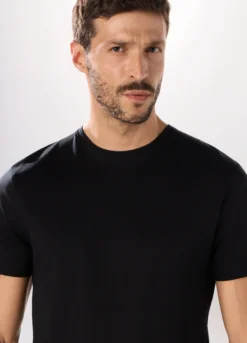 T-shirt girocollo regular fit in cotone uomo