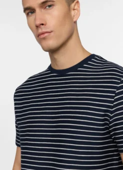 T-shirt in cotone a righe uomo