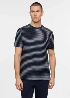 T-shirt in cotone a righe uomo