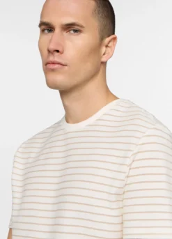 T-shirt in cotone a righe uomo