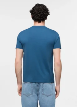 T-shirt in jersey di cotone con stampa uomo