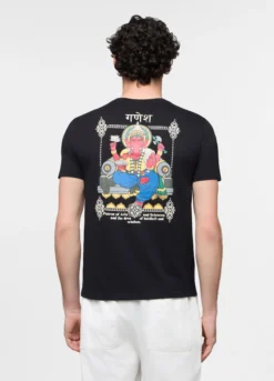 T-shirt in jersey di cotone Ganesh uomo