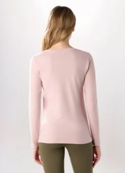 T-shirt in jersey di cotone stretch donna