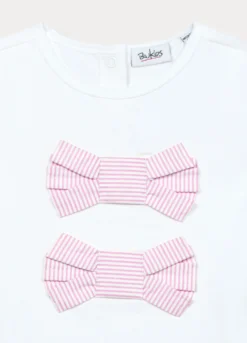 T-shirt in jersey di cotone stretch bimba