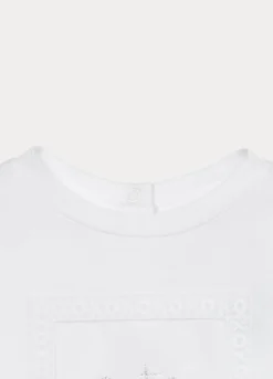 T-shirt in jersey di cotone stretch bimba