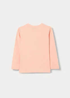 T-shirt in jersey di cotone stretch bimba