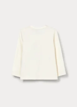 T-shirt in jersey di cotone stretch bimba