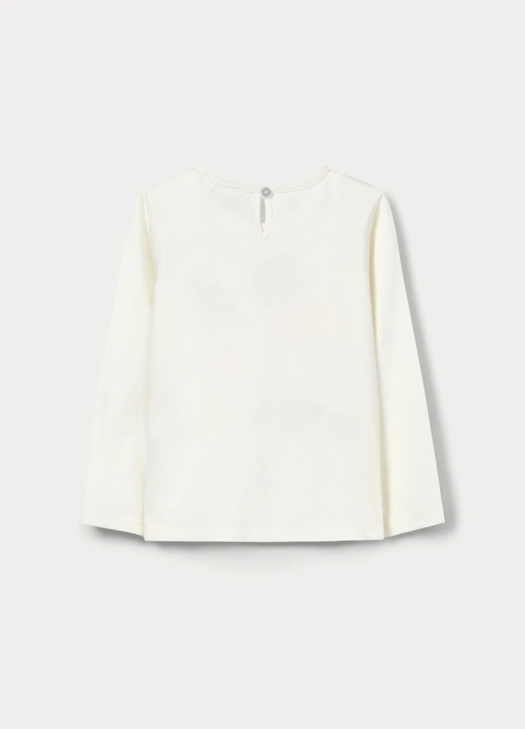 T-shirt in jersey di cotone stretch bimba