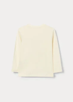 T-shirt in jersey di cotone stretch bimba