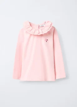 T-shirt in jersey di cotone stretch bimba
