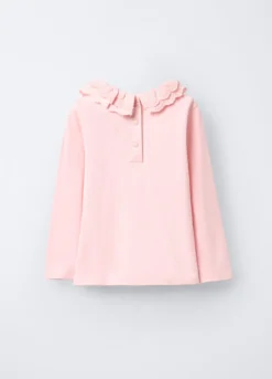 T-shirt in jersey di cotone stretch bimba
