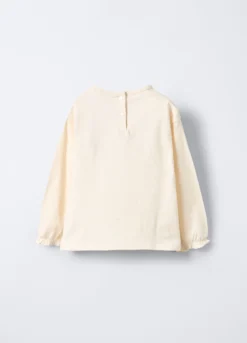 T-shirt in jersey di cotone stretch bimba