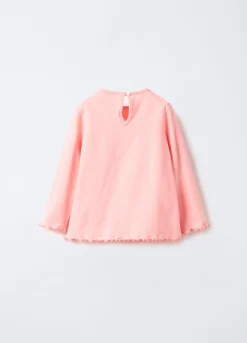 T-shirt in jersey di cotone stretch Fit Slim bimba