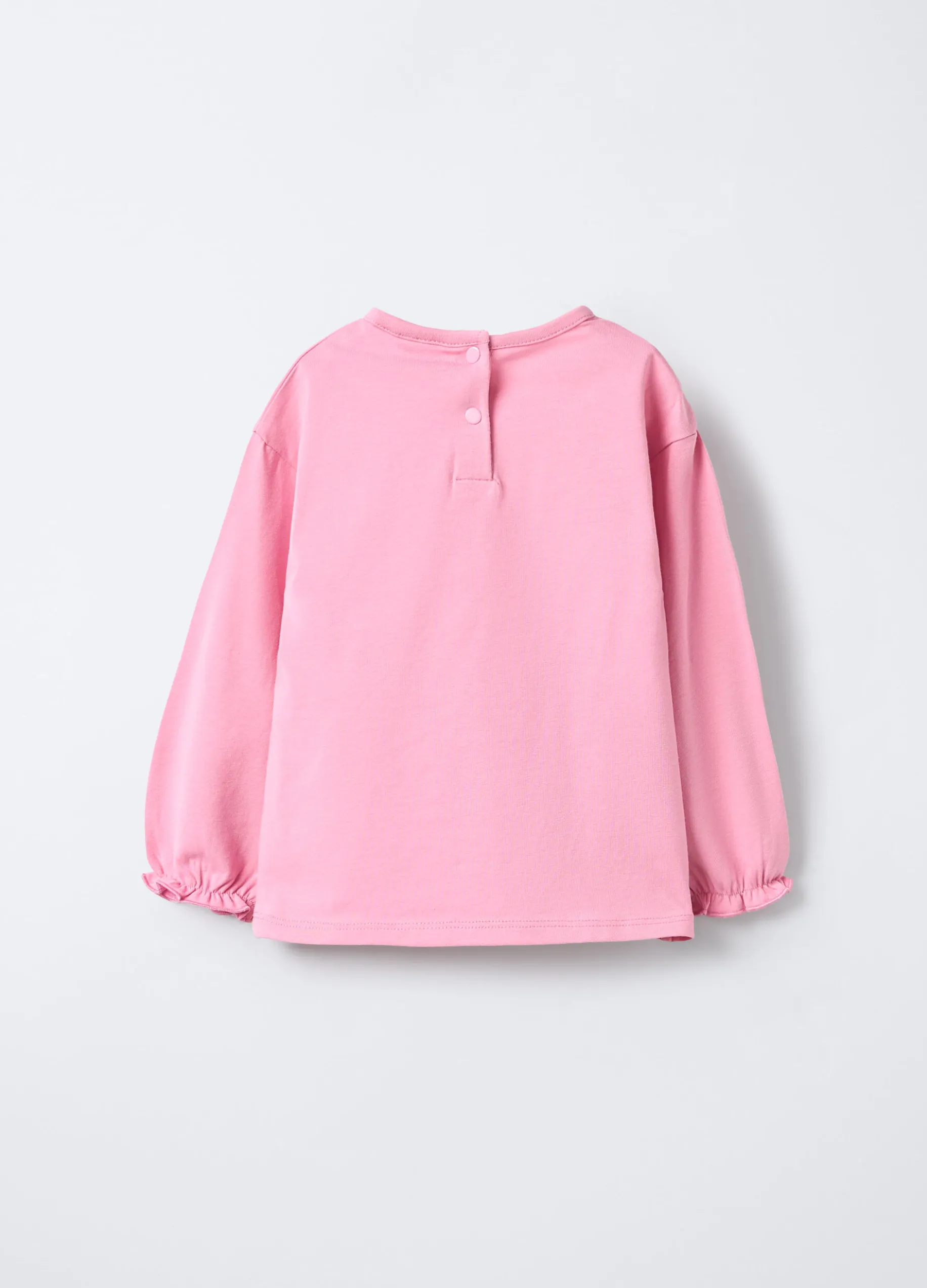 T-shirt in jersey di cotone stretch bimba