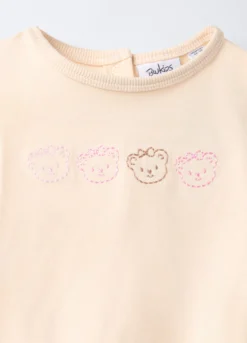 T-shirt in jersey di cotone stretch bimba