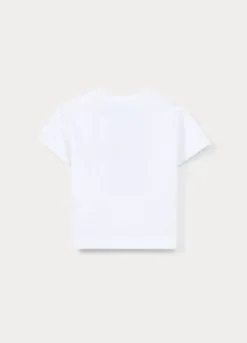 T-shirt in jersey di cotone stretch bimbo