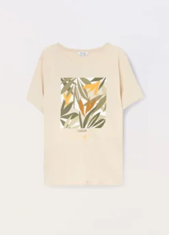 T-shirt in jersey di puro cotone donna curvy