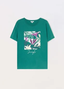 T-shirt in jersey di puro cotone donna curvy
